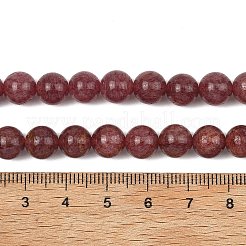 Natürlichen Erdbeere Quarzperlen Stränge&nbsp;G-L595-C03-02