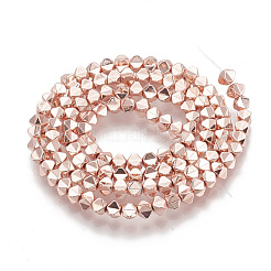 Electroplate non magnetici ematite sintetico fili di perline&nbsp;G-N0322-18RG