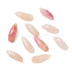 Cuentas acrílicas bicolor estilo imitación de piedras preciosas&nbsp;AC-CBA6852-01N