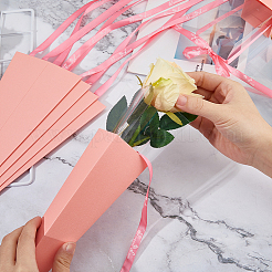 Sacchetti per imballaggio di bouquet di carta triangolare&nbsp;ABAG-WH0045-24A