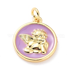 Veri pendenti in ottone placcato oro 18k&nbsp;KK-M218-01G-RS