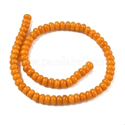 Gefärbt natürlichen weißen Jade Perlen Stränge&nbsp;GG-CBA9281-A11-5x8mm