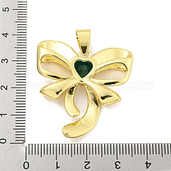 Colgante de latón chapado en oro real de 18k&nbsp;KK-R159-35G-02