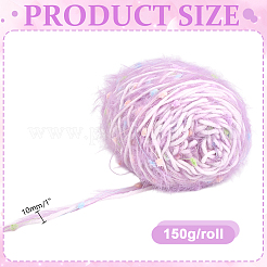 Faser Mohair Wolle Strickgarn&nbsp;OCOR-WH0111-94C