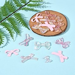 70 Stück 7 Stile undurchsichtige und transparente Acrylperlen&nbsp;MACR-FS0002-14