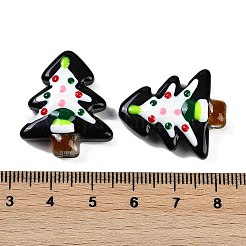 Handgefertigte Bunte Malerei-Perlen zum Thema Weihnachten&nbsp;LAMP-I027-07B