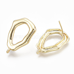 Accessoires de clous d'oreilles en laiton&nbsp;KK-S348-103