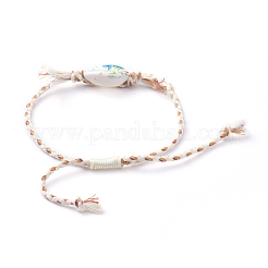 Armbänder aus geflochtenen Perlen mit bedruckten Kaurimuscheln&nbsp;SH-CJA99F