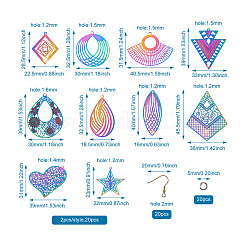 Kits para hacer aretes colgantes DIY&nbsp;DIY-CW0001-06