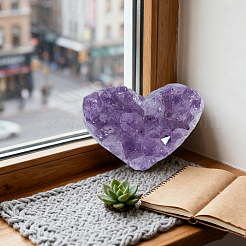 Natürliche Drusen-Amethyst-Mineralproben-Ausstellungsdekorationen&nbsp;AJEW-CN0006-17