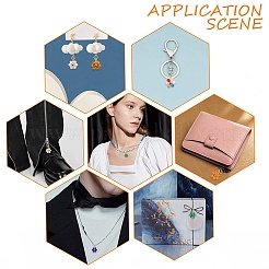 27pcs pendentifs en verre 9 couleurs&nbsp;GLAA-CJ0001-83