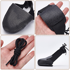 Schuhüberzug aus Rindsleder&nbsp;AJEW-WH20121-07