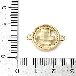 Bague en laiton plaqué en rack&nbsp;KK-K385-090G