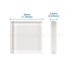 Cabochons en verre&nbsp;X-GGLA-TAC0001-01E