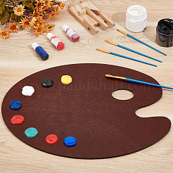 1 x Ölgemäldepalette aus Holz&nbsp;AJEW-BC0009-33