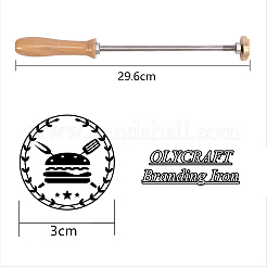 Prägen Prägen Löten Messing mit Stempel&nbsp;AJEW-WH0113-15-99