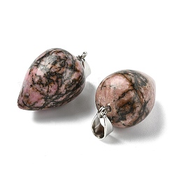 Colgantes naturales rhodonite&nbsp;GG-K002-13G
