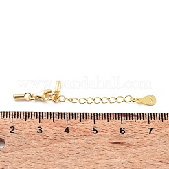 925 rallonge de chaîne gourmette en argent sterling&nbsp;STER-G039-01B-G