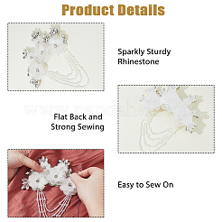 Blumen-Polyester-Ornamentzubehör&nbsp;DIY-WH0591-152