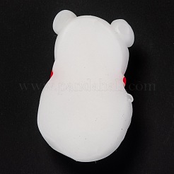 Juguete antiestrés con forma de oso con tema navideño&nbsp;AJEW-P085-03