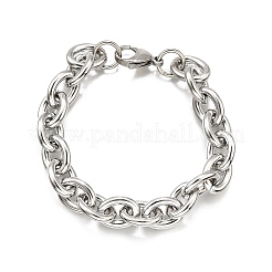 304 Edelstahl-Kabelkettenarmbänder für Damen&nbsp;BJEW-Q050-01C-P
