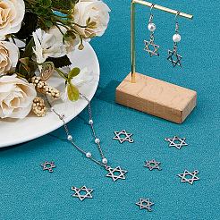 200 pièce 3 styles 201 pendentifs en acier inoxydable&nbsp;STAS-HS0001-48