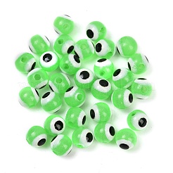 Perles acryliques opaques lumineuses et imprimées&nbsp;LACR-G050-01F