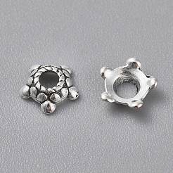 Tibet Silber Perlenkappen&nbsp;AA289
