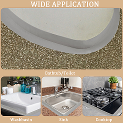 Bordatura impermeabile in plastica pvc&nbsp;AJEW-WH0009-13C