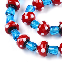 Hilos de abalorios de murano hechos a mano&nbsp;X-LAMP-N024-09D