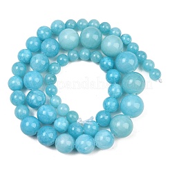 Fili di perle di giada Mashan naturale di dimensioni graduate&nbsp;GG-CBA2AE1-A08-L