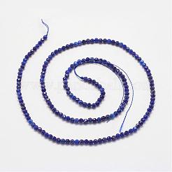 Natürliche Lapislazuli Perlenstränge&nbsp;G-P279-53-2mm
