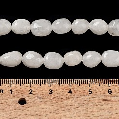 Fili di perline giada bianco naturale&nbsp;G-E614-B01-08
