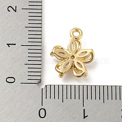 Latón con dijes de circonitas cúbicas transparentes&nbsp;LS-KK-G478-02C-KCG