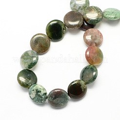 Natürliche indische Achat Perle Stränge&nbsp;G-S110-01