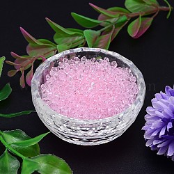 Facettierten Nachahmung österreichischen Kristall Perle Stränge, Klasse aaa, Doppelkegel, Perle rosa, 3x3 mm, Bohrung: 0.7~0.9 mm, ca. 1440 Stk. / Beutel