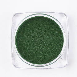 Хромированная гвоздь, блестящий зеркальный эффект, зелёные, 29.5x29.5x14.5 мм