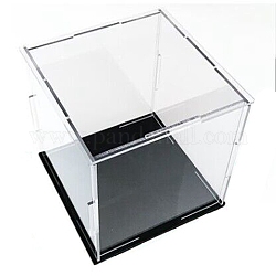 Boîte d'affichage acrylique, pour modèle d'affichage de jouet, clair, 15.9x11x15.4 cm