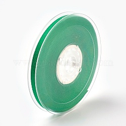 Вискоза и хлопковая лента, лента из твила, елочка лента, зелёные, 5/8 дюйм (16 мм), о 50yards / рулон (45.72 м / рулон)