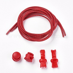 DIY élastique à lacets, rouge foncé, 3mm, 1 m / chapelet
