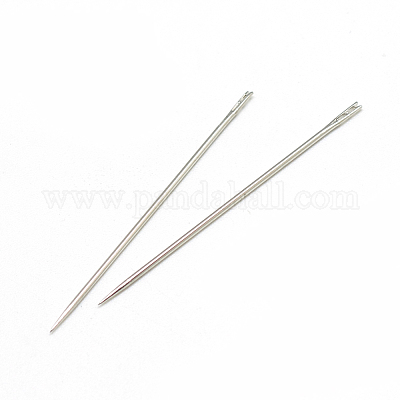 Wholesale Iron Self-Threading Hand Sewing Needles 