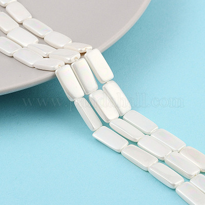 Perles de perles de coquille galvanoplastie&nbsp;BSHE-C007-D01-01-1