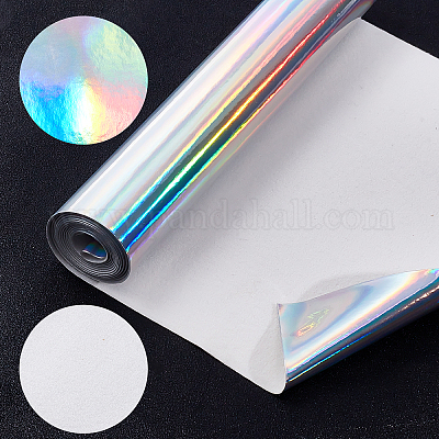 Shop GORGECRAFT 8”x 47”Laser Holographic Leather Vinyl Fabric Magenta Color  Reflective Faux Mirror PU Leather Radium Film Waterproof Sparkle Sheet Craft  for Sewing Clothing Bags Headwear DIY Bow Craft for Jewelry Making 