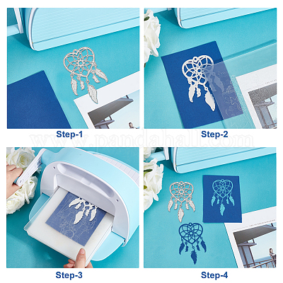 Wholesale BENECREAT 3Pcs Yoga Theme Cutting Dies Stencil 