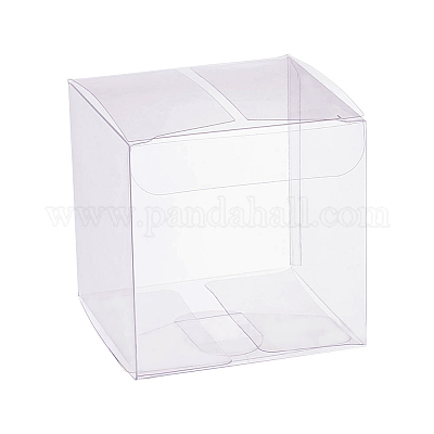 50Pcs Clear Plastic Boxes for Gifts Pvc Packing Box Gift Packaging  Transparenth