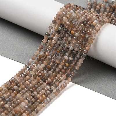 Natürliche Multi-Mondstein-Perlenstränge&nbsp;X-G-B074-A08-01-1