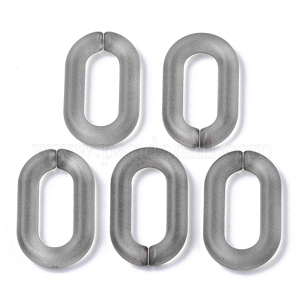 Transparentem Acryl Verknüpfung Ringe X-OACR-N009-005A-F01-1