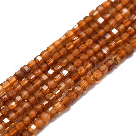 Chapelets de perles de grenat naturel G-P457-B01-18-1
