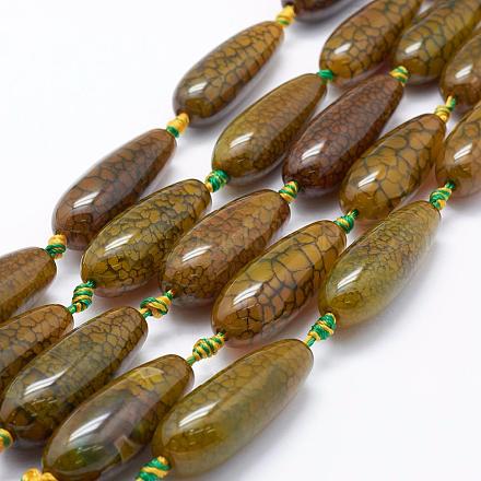 Natural Agate Beads Strands G-K214-01B-1