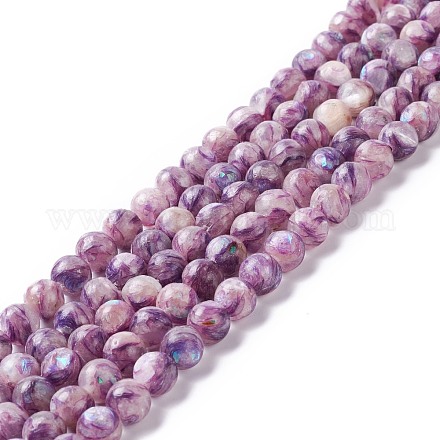 Brins de perles de sélénite naturelles G-K317-A18-1